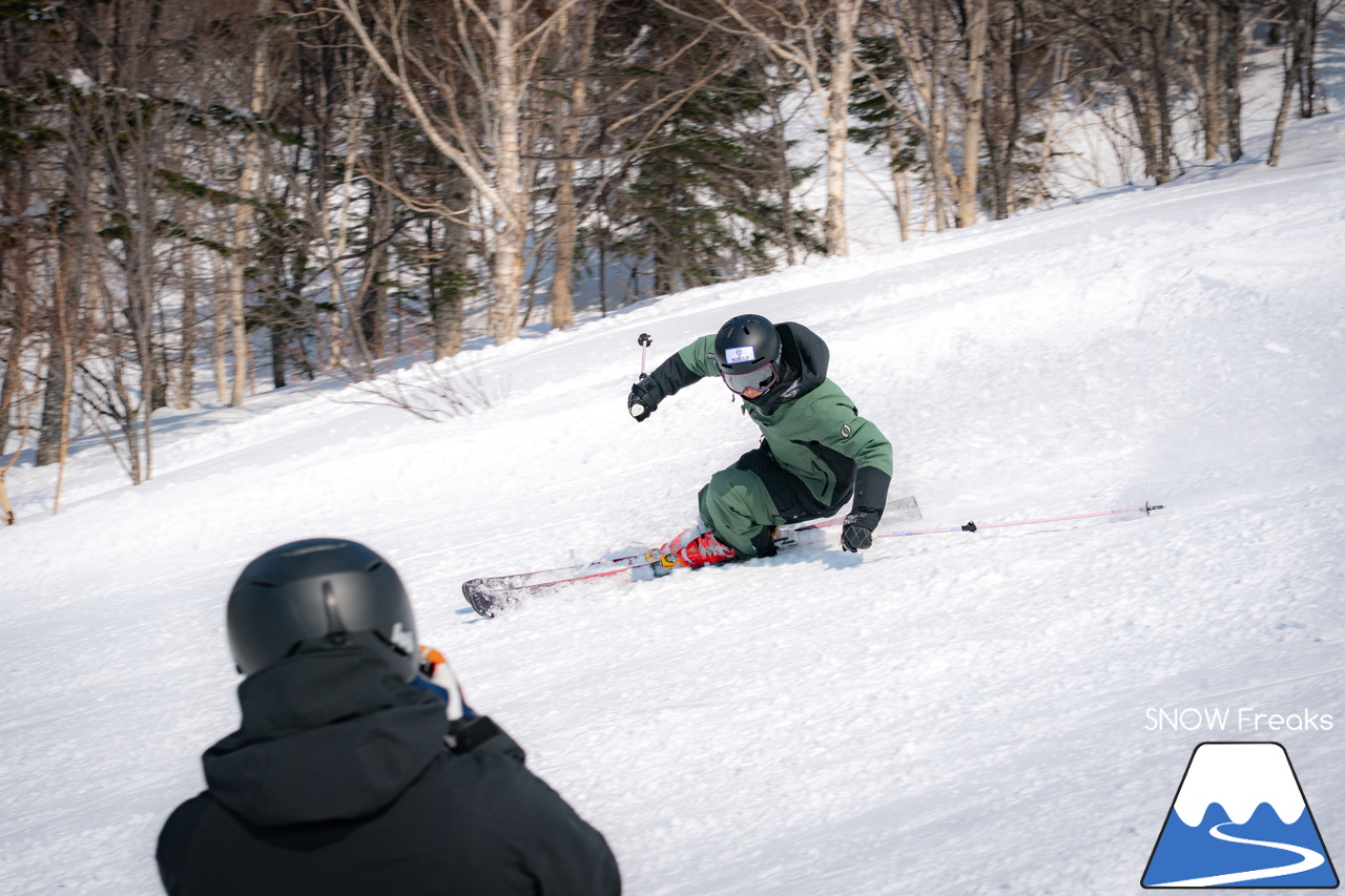 キロロリゾート｜[okaphoto]ことフォトグラファー・岡崎宜紀さんの撮影に密着。被写体となるのは...全日本スキー技術選ファイナリスト『原田侑駿 - Yuma Harada』(^^)/